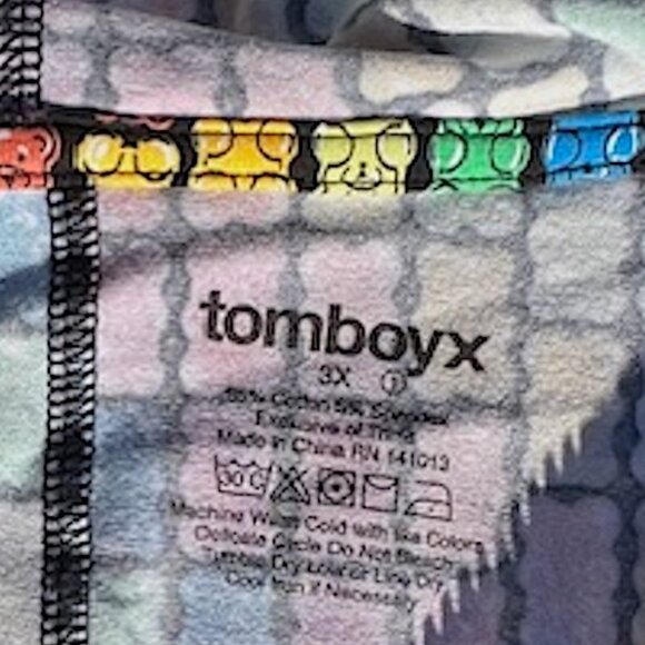 Tomboy X Gummy Bear Anytime Romper Gimme Gummies Pockets Hood 3X - Picture 9 of 12